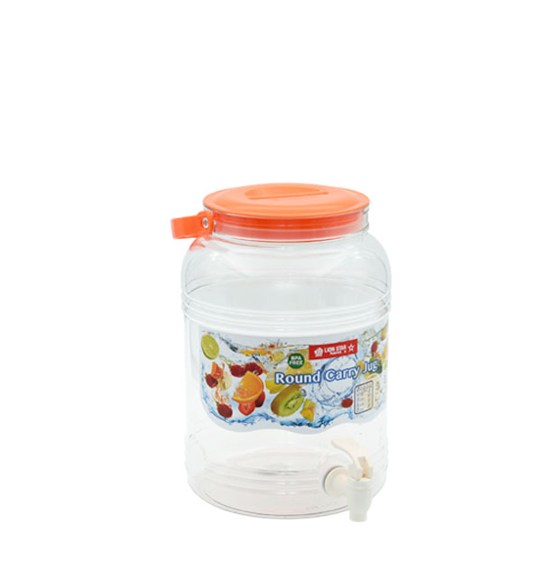 D-45 Round Carry Jug 8 Litres with Tap