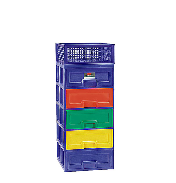 PC-38 Partner Container 5 Stacks + Mesh